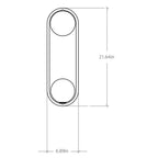 Terra LED Glass Wall Sconce