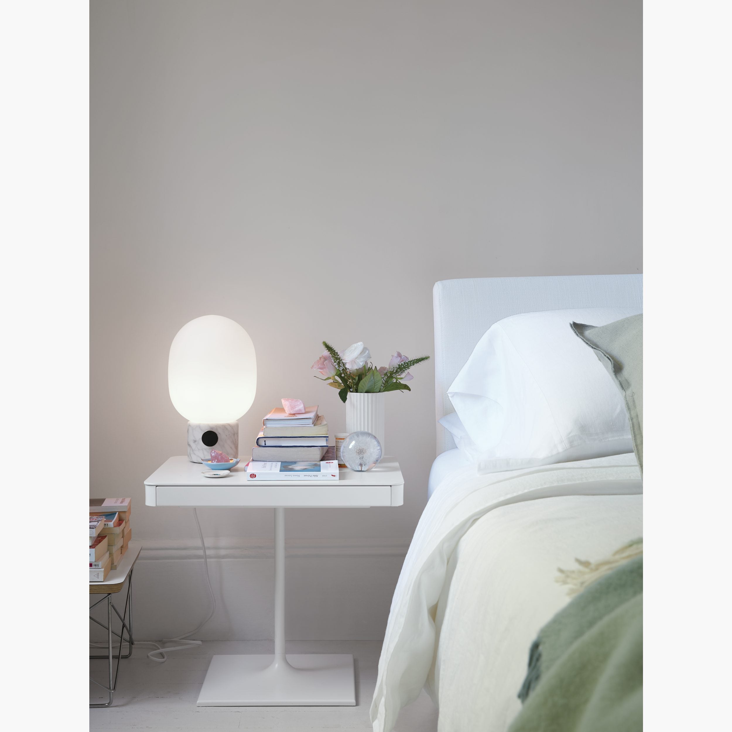 Marble Audio Table Lamp