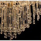 Classic Modern Multi-Layers Crystal Chandelier for Staircase / foyer / villa