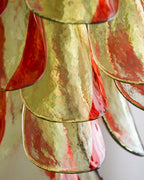 Emerald Flame Murano Glass Chandelier