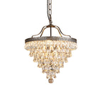 Crystal Inverted Pyramid Chandelier