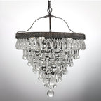 Crystal Inverted Pyramid Chandelier