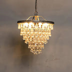 Crystal Inverted Pyramid Chandelier