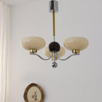 Medieval Glass Bowl Chandelier