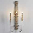 Medway Wood Candle Wall Lamp