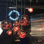Multi Lava Round Chandelier