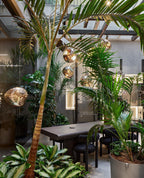 Multi Lava Round Chandelier