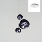 Multi Lava Round Chandelier