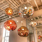 Multi Lava Round Chandelier