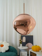 Multi Lava Round Chandelier