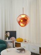 Multi Lava Round Chandelier