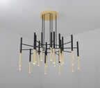 Metal Tubular Chandelier
