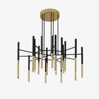 Metal Tubular Chandelier