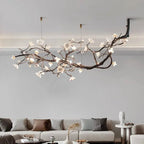 Wanos Crystal Flower Tree Branch Chandelier