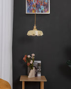 French Flower Pendant Light