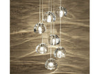 Cherry Crystal Spiral Chandelier