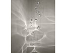 Cherry Crystal Spiral Chandelier