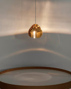 Cherry Crystal Spiral Chandelier