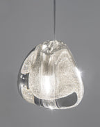 Cherry Crystal Spiral Chandelier