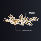 Modern Artistic Linear Elegant Grape Extra Large Branch Chandelier