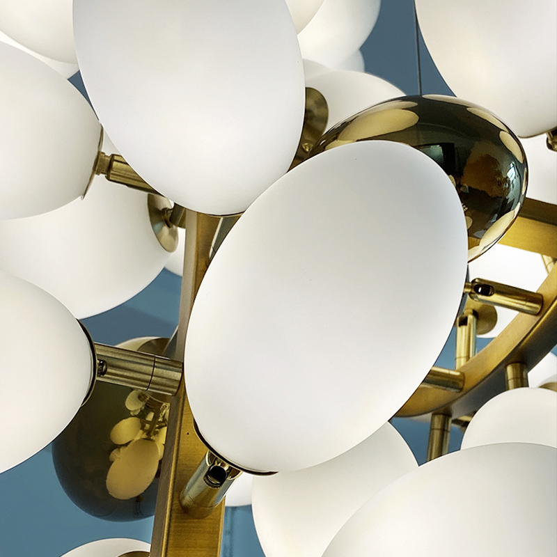 Modern Artistic Linear Elegant Grape Extra Large Branch Chandelier