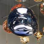Multi Lava Round Chandelier