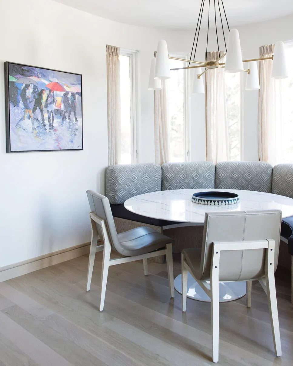 Modern Style Round Cone Glass Chandelier for Bedroom / living Room / dining Room
