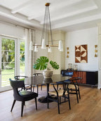Modern Style Round Cone Glass Chandelier for Bedroom / living Room / dining Room