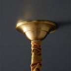 Brass Star Ceiling Light 7.9 Inch