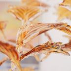 Multicolor Crystal Spiral Maple Leaf Chandelier