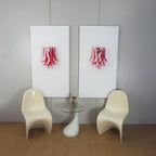 Vintage Murano Red Wall Lights