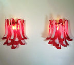 Vintage Murano Red Wall Lights