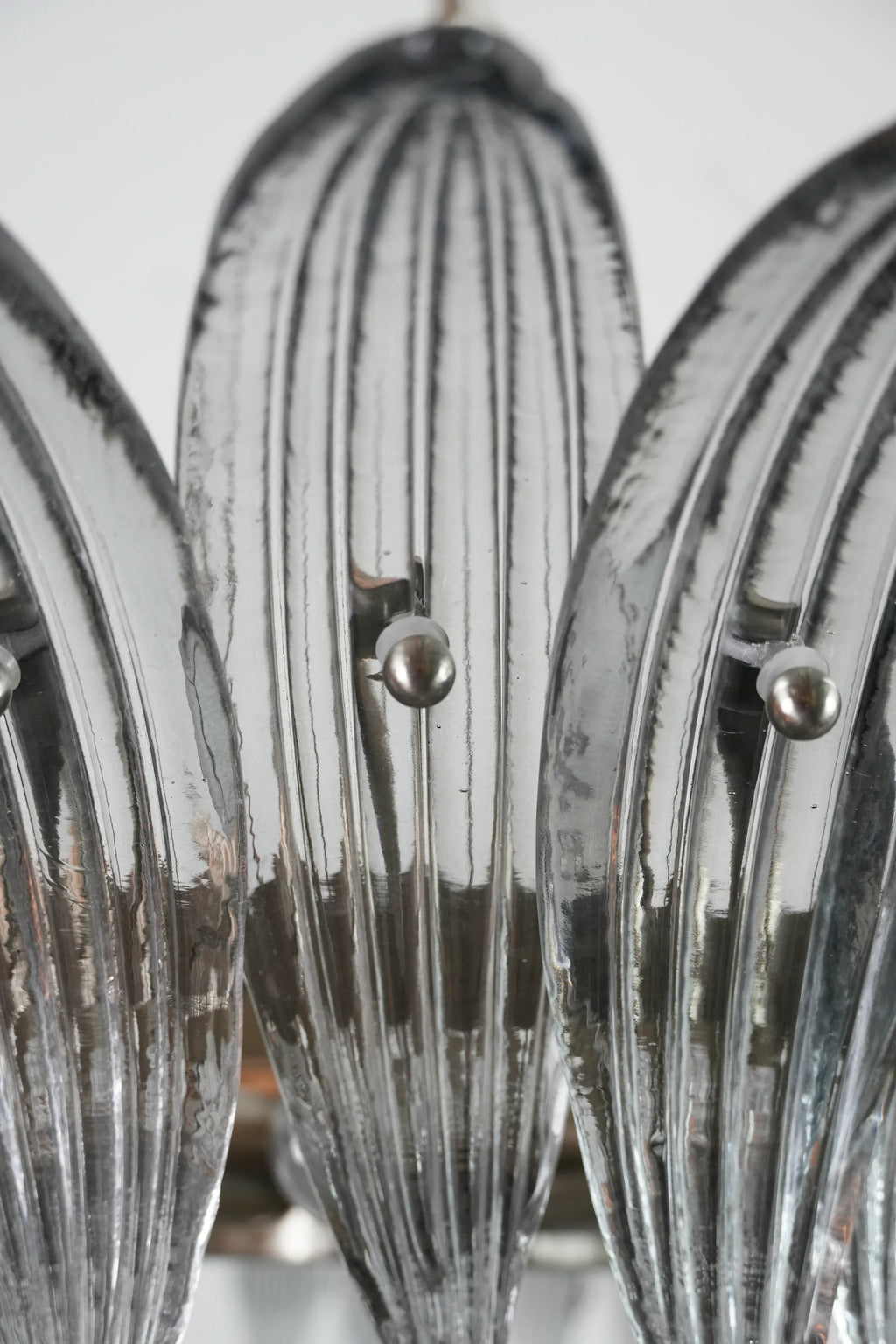 Murano Palmette Smoked Chandelier