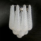 Murano Petals White Wall Light