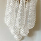 Murano Petals White Wall Light