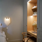 Murano Petals White Wall Light