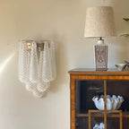 Murano Petals White Wall Light