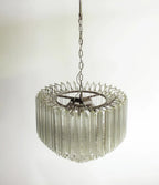 Murano Quadriedri Prisms Transparent Chandelier