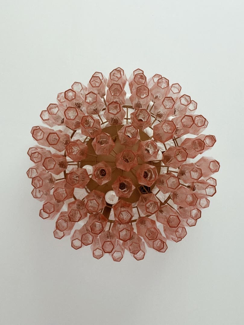 Murano Chandelier – Poliedri – 84 Glasses