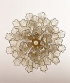 Murano Glass Yellow Chandelier – 36 Tubes