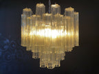 Murano Glass Yellow Chandelier – 36 Tubes