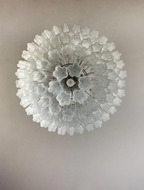 Murano Glass Chandelier – 78 Tubes – Alabaster White