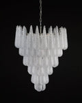 Murano Chandelier – Drop – 75 Glasses – Transparent
