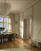 Murano Chandelier – Drop – 75 Glasses – Transparent