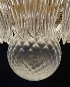 Murano Chandelier – Palmette – 163 Glasses – Smoked