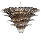 Murano Chandelier – Palmette – 163 Glasses – Smoked