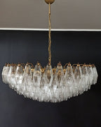 Murano Chandelier – Poliedri – 185 Glass – Iridescent
