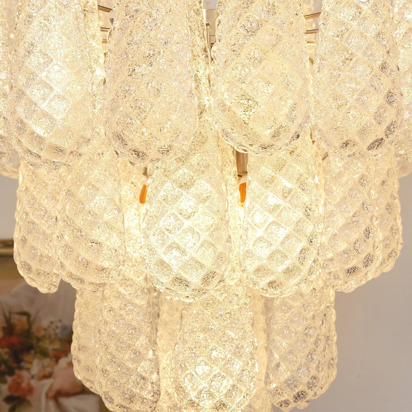Murano Glass Dewdrop Chandelier