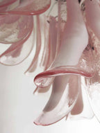 Murano Glass Chandelier – 26 Petals – Pink