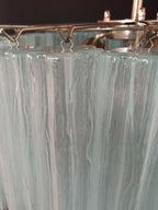 Murano Glass Chandelier – 52 Tubes – Opal